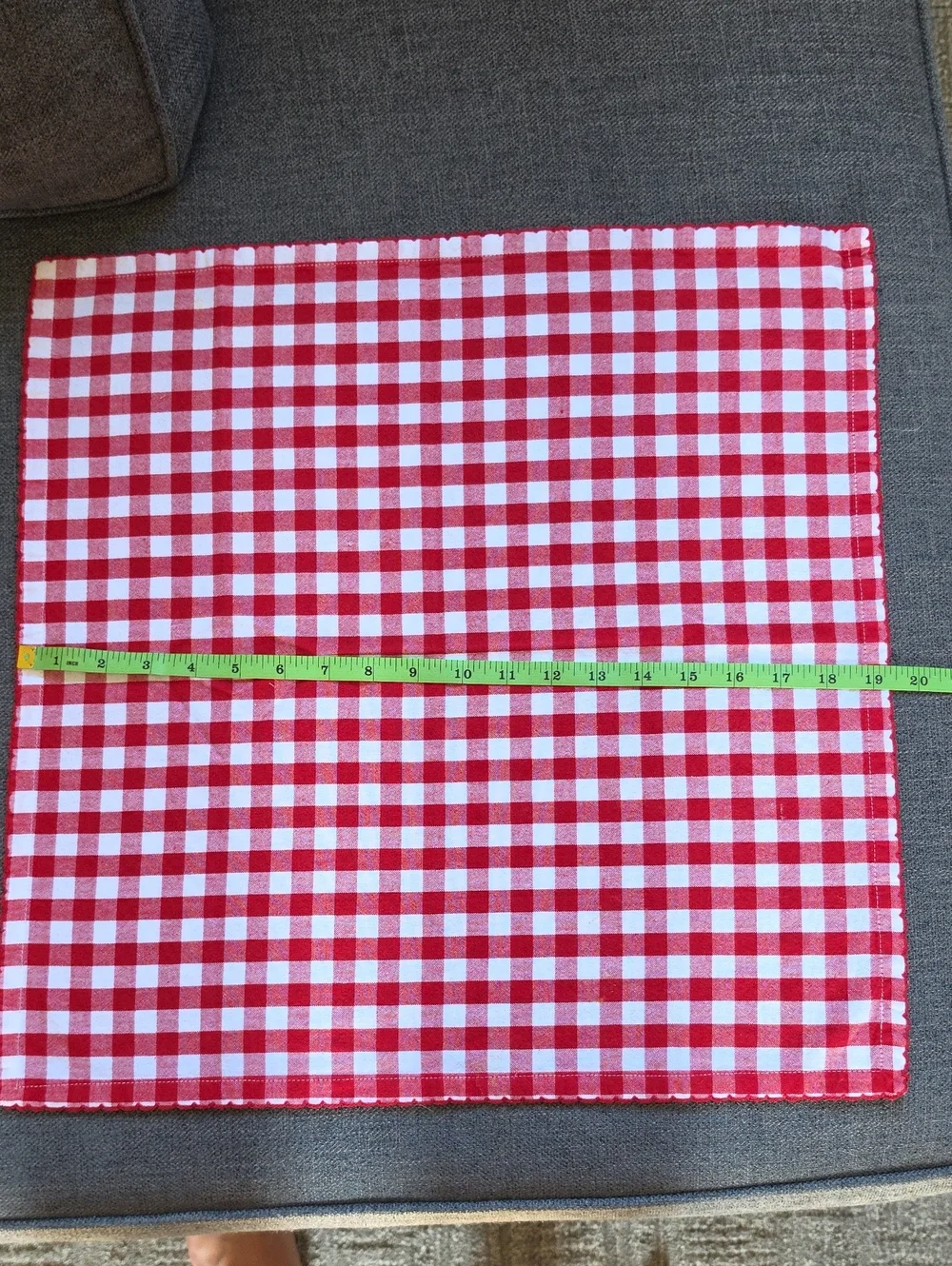 Pier 1 Gingham Napkins - Set of 8